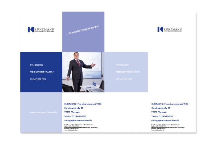 Kunzmann Finanzberatung Präsentationsmappe