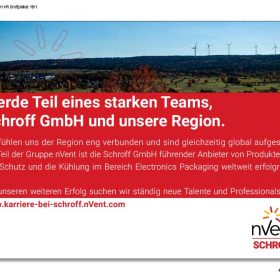 Schroff GmbH HR-Plakat (projektiert)